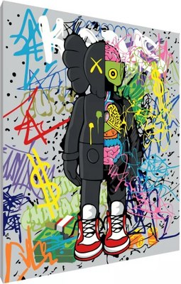 

Картина по номерам, Graffiti Kaws / PL-00194