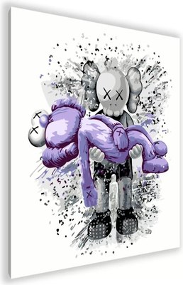 

Картина по номерам, Kaws Purple / PL-00192