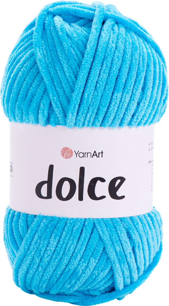 Пряжа для вязания Yarnart Dolce 100% микрополиэстер / 758 (120м, голубой)