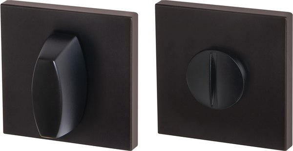 Ручка дверная Armadillo Поворотная BK6.K.USS52 WC-Bolt BK6 USS BL-26 (черный)