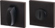 Ручка дверная Armadillo Поворотная BK6.K.USS52 WC-Bolt BK6 USS BL-26 (черный) - 