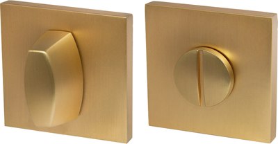 Ручка дверная Armadillo Поворотная BK6.K.USS52 WC-Bolt BK6 USS FSG-39 (флорентийское золото) - 
