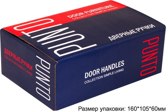 Ручка дверная Punto R.TL54.REX TL 140mm SN/CP-3 (матовый никель/хром)
