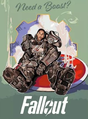 

Картина по номерам, Fallout. Максимус / PL-00292