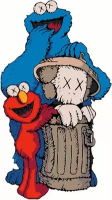 

Картина по номерам, Kaws Sesame Street / PL-00286