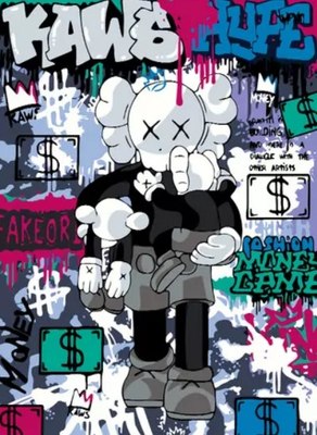 

Картина по номерам, Kaws Hype / PL-00281