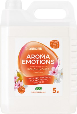 Кондиционер для белья Synergetic Aroma Emotions Счастье (5л) -