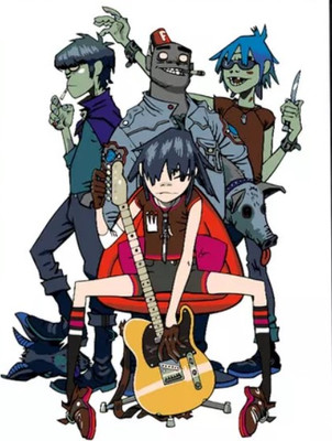 

Картина по номерам, Gorillaz / PL-00326