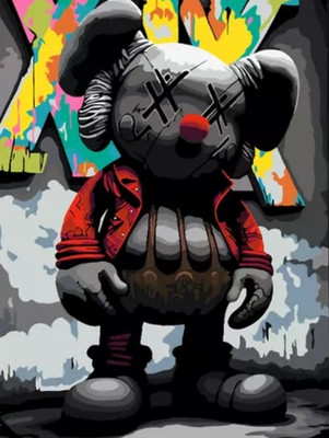 

Картина по номерам, Kaws Clown / PL-00321