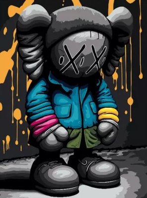 

Картина по номерам, Kaws Despair / PL-00320