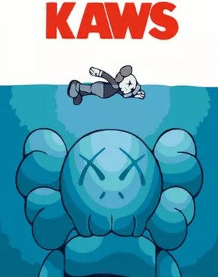 

Картина по номерам, Kaws Челюсти / PL-00309