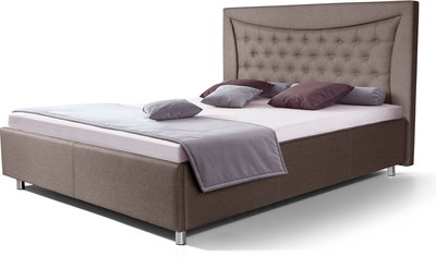 Двуспальная кровать ФорестДекоГрупп Марта 1 140x200 без ПМ (Veluta Lux 8) - 