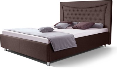 Двуспальная кровать ФорестДекоГрупп Марта 1 140x200 без ПМ (Veluta Lux 36) - 