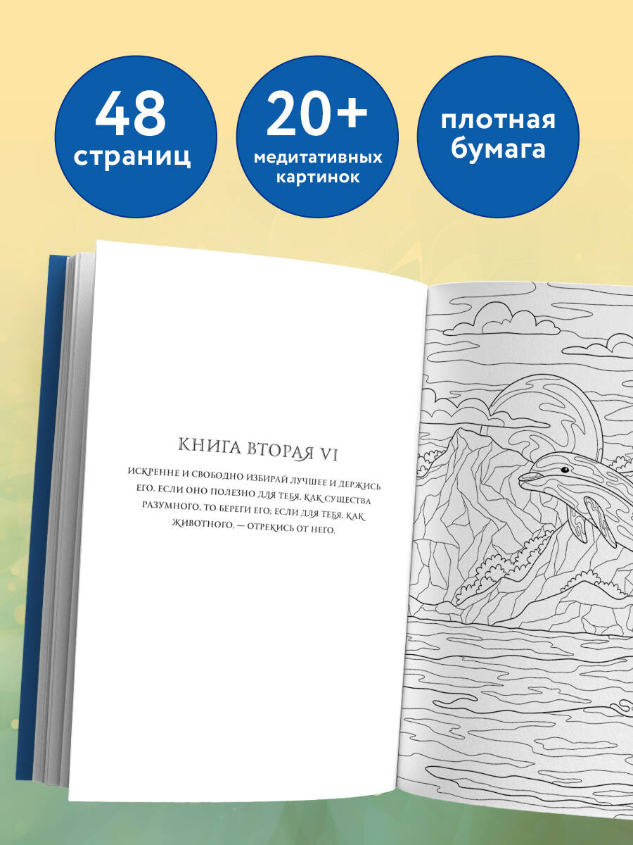 Раскраска-антистресс Эксмо Наедине с собой. Раскраска-медитация (Яляева М.) — фото 6