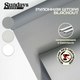 Рулонная штора Sundays Home Оливия 67х160 с 2-мя направляющими LM-15 150см (серый) - 