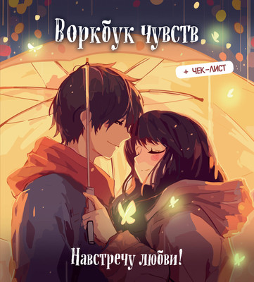 Творческий блокнот Эксмо Воркбук чувств: навстречу любви!Развивай эмоциональный интеллект - 