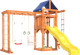 Игровой комплекс National Tree Company Fun Land с мод. сетка-рукоход, подв. креслом и качелями / ДКПМ-8 - 