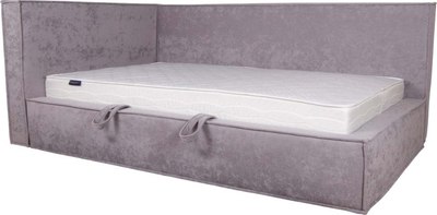 Кровать-тахта DiArt Тахо 1.2 (велюр, Sensey silver) - 