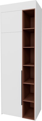 Шкаф Рэйгрупп Рэй S257-B1-EBL В1 (дуб элисон/белый премиум/античная латунь) - 