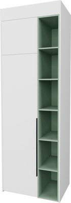 Шкаф Рэйгрупп Рэй S257-B1-EBZ В1 (дуб элисон/белый премиум/зеленый самшит) - 