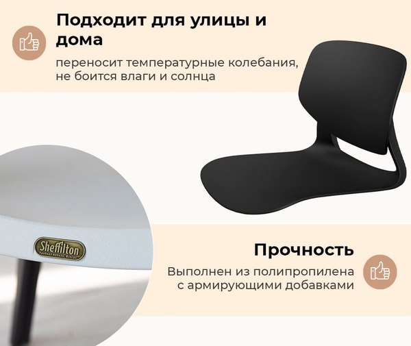 Купить Стул пластиковый Sheffilton SHT-ST59/S195 в Минске