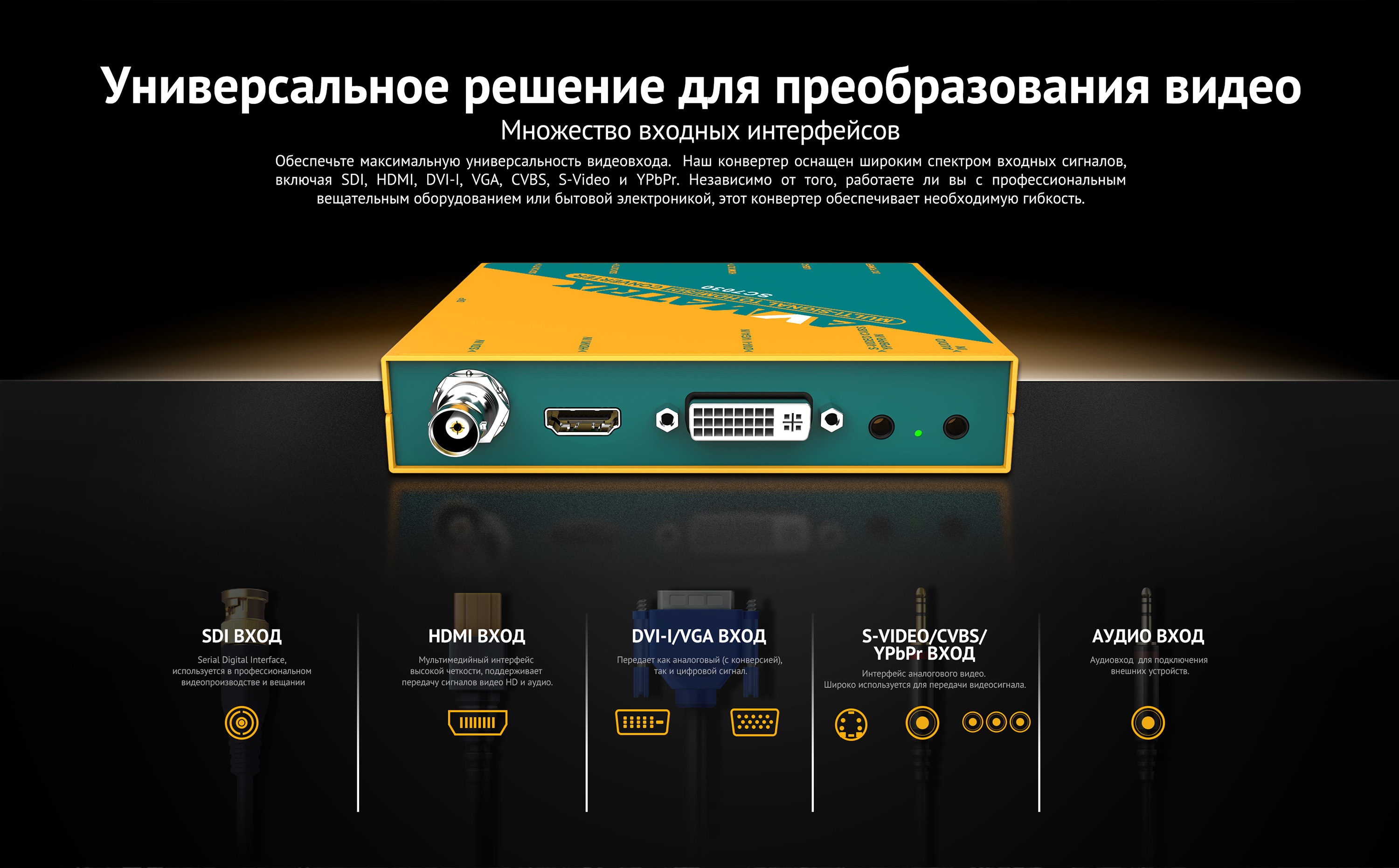 Конвертер цифровой Avmatrix SC7030 / 32883 — фото 5