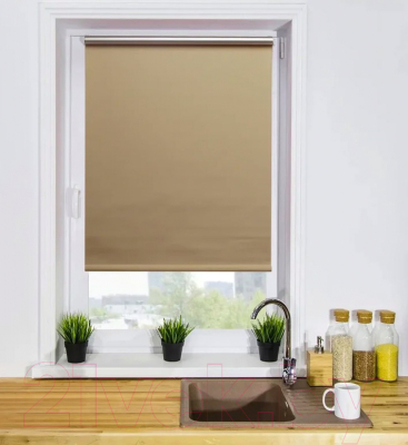 Рулонная штора Lm Decor Симпл Блэкаут LM 68-05 61x160 (бежевый)