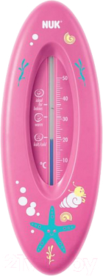 Детский термометр для ванны NUK Ocean / 10256187 (розовый)
