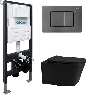 

Унитаз подвесной с инсталляцией, Rechteck AC1201MB-AC0105-AC0120NG