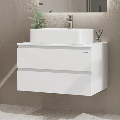 Тумба под умывальник Onika Алеста 80 / 108065 (белый) -