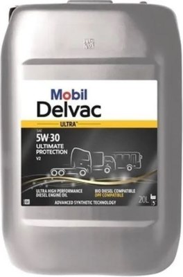 Моторное масло Mobil Delvac Ultra 5W30 Ultimate Protection V2 / 157419 (20л) - 