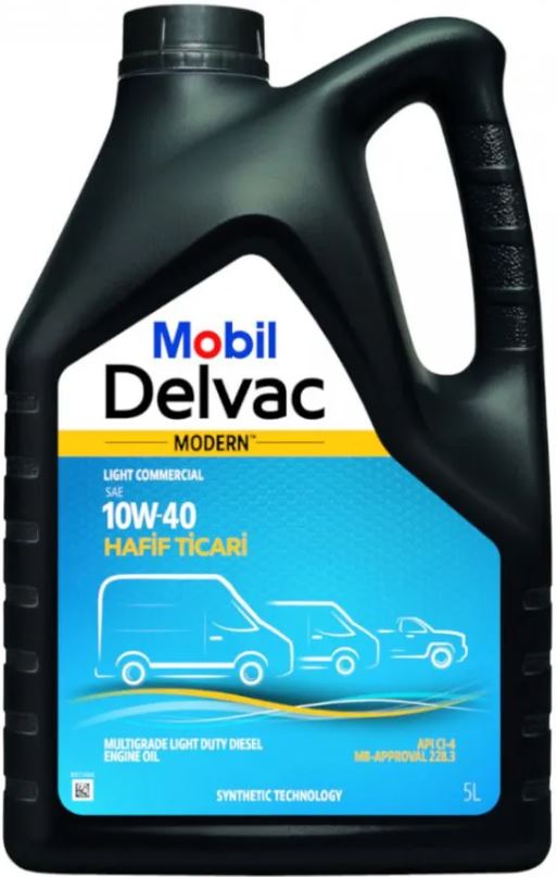 Моторное масло Mobil Delvac Modern Light Commercial 10W40 / 157380 (5л)