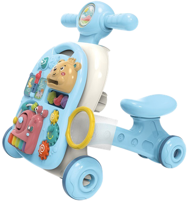 Ходунки-каталка Labalu Комфорт и интеллект для малыша 4 в 1 (светло-голубой) - 
