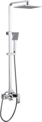 Душевая система со смесителем Abber Wasserfall AF8616L (хром) - 