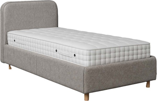 Двуспальная кровать Sonit Mia 120x200 с ПМ шенилл Eclipse (01 светло-бежевый)