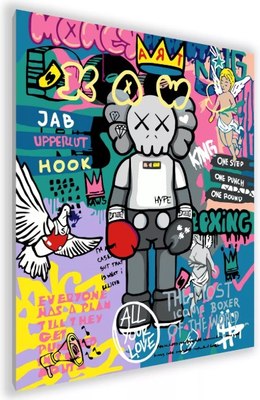 

Картина по номерам, Kaws Boxing / PL-00215