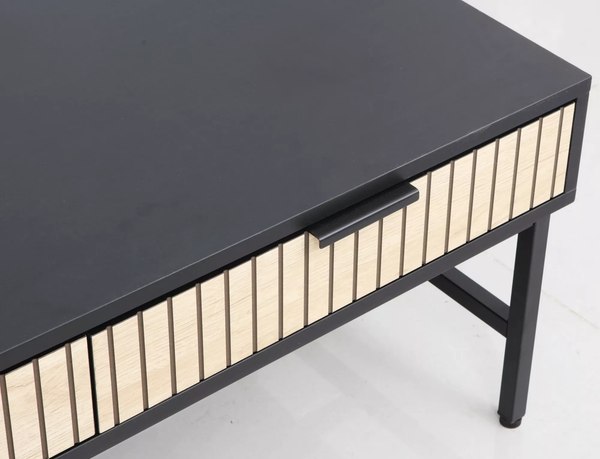 Журнальный столик Signal Mago L1 100x48x40 (дуб/черный матовый)