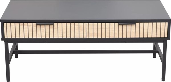Журнальный столик Signal Mago L1 100x48x40 (дуб/черный матовый)
