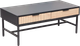 Журнальный столик Signal Mago L1 100x48x40 (дуб/черный матовый) - 