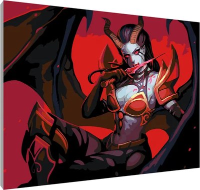

Картина по номерам, Dota 2. Queen of Pain / PL-00175