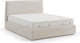 Полуторная кровать Sonit Pegaso 120x200 с ПМ велюр River  (01 крем) - 
