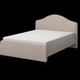Полуторная кровать Sonit Dana 140x200 шенилл Eclipse (01 светло-бежевый) -