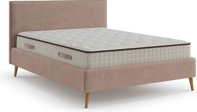 

Полуторная кровать, Narsis 140x200 велюр River