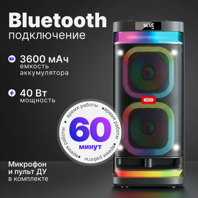 Портативная колонка XO F58 (черный) - 