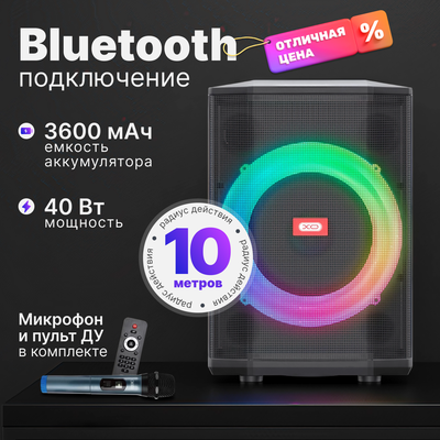 Портативная колонка XO F53 (черный) - 