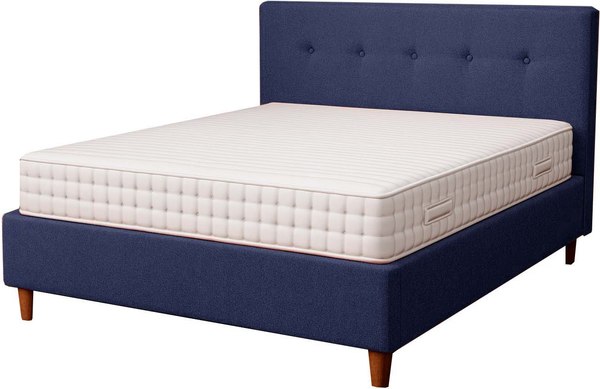 Двуспальная кровать Sonit Mira 160x200 шенилл Eclipse (15 синий)