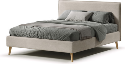 

Двуспальная кровать, Narsis 160x200 шенилл Eclipse