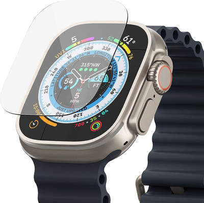 Защитное стекло для умных часов Ringke ID FC Glass для Apple Watch Ultra (4шт, Clear) - 