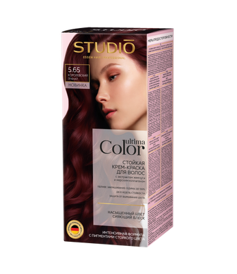

Крем-краска для волос, Ultima Color тон 5.65 королевский гранат