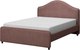 Двуспальная кровать Sonit Dana 180x200 шенилл Eclipse (02 пыльная роза) - 